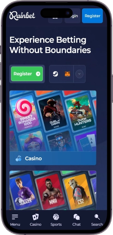Rainbet officiella sida