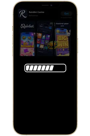 Vänta tills RainBet App Iphone laddas